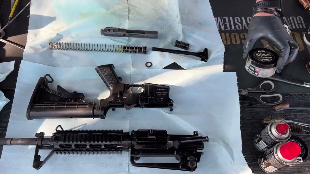 CQ-A 5,56x45 Chinese AR-15- cleaning before first shooting- czyszczenie, Riflecx