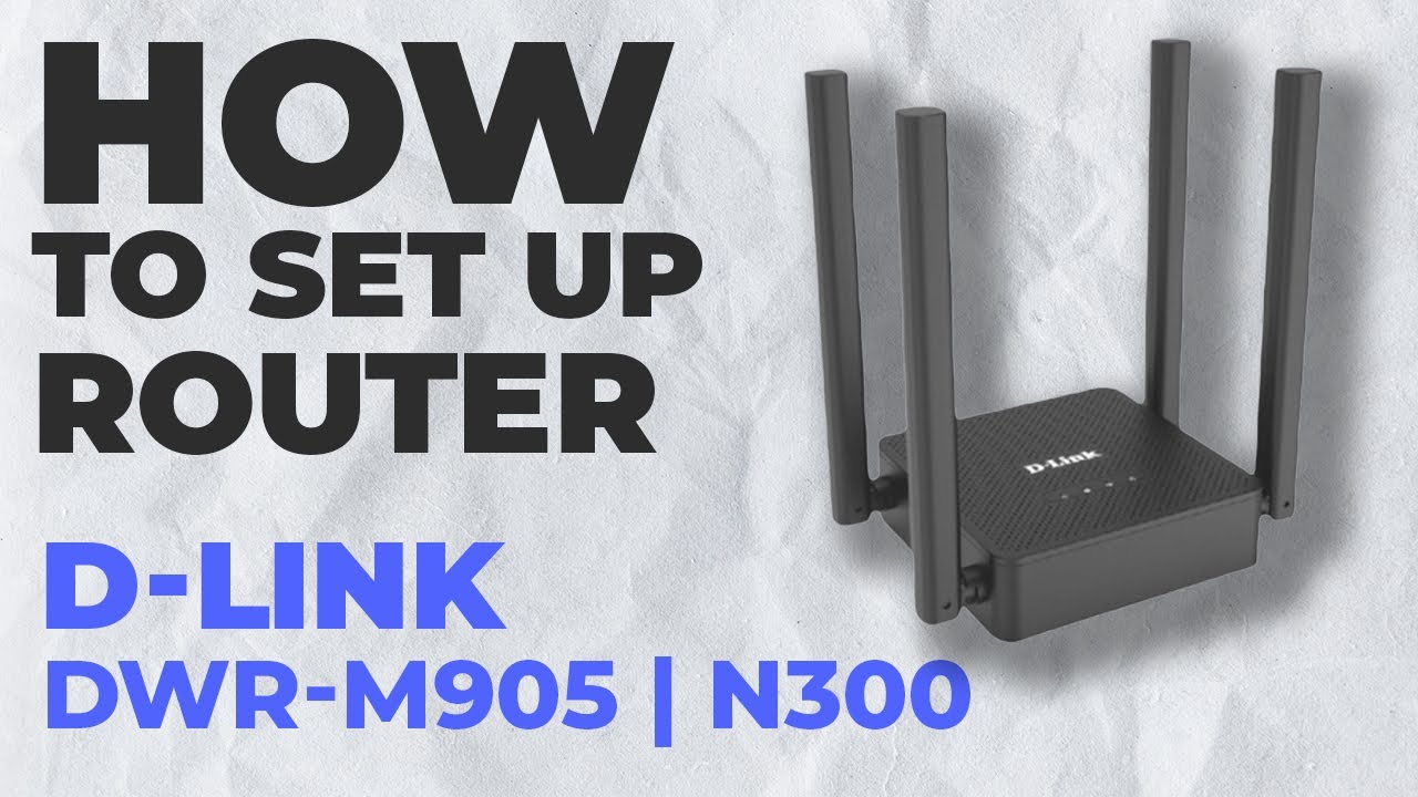 ✅ Как настроить D-Link DWR-M905 | Как настроить WiFi-маршрутизатор D-Link N300 DWR-M905