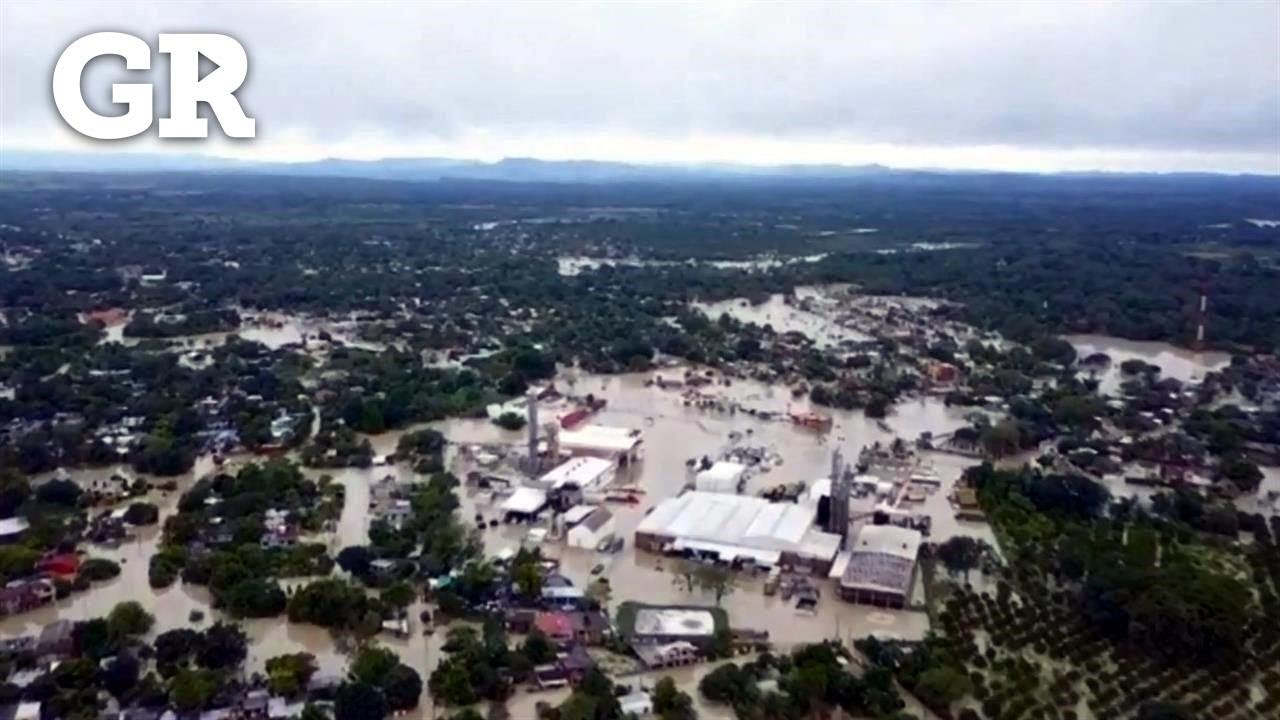 &Aacute;lamo Veracruz bajo el agua