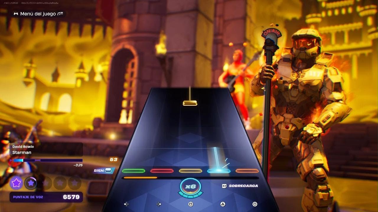 Fortnite Festival Starman/David Bowie 100% Micrófono