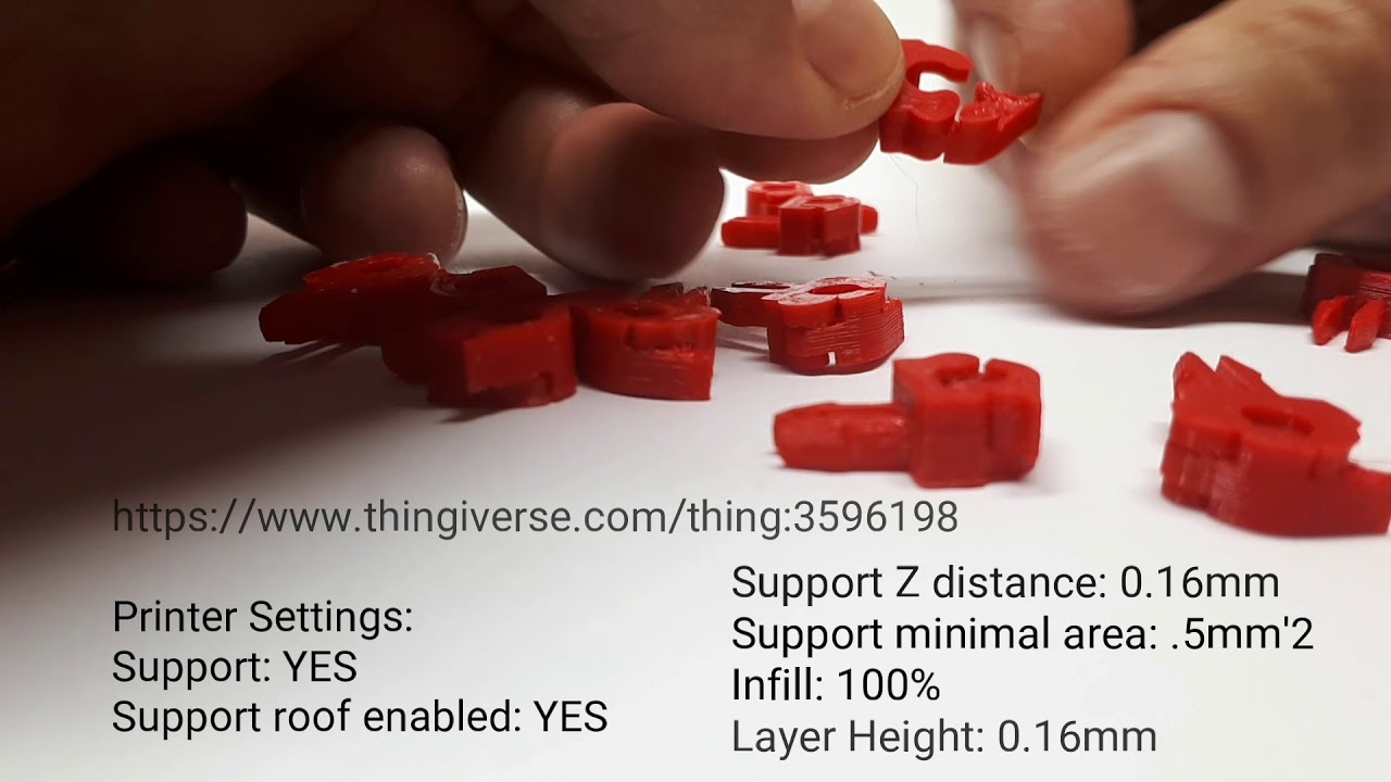 3D printed wire clip