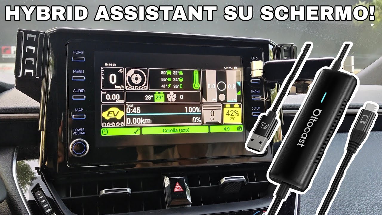 Hybrid Assistant su Schermo con Ottocast Mirror Touch