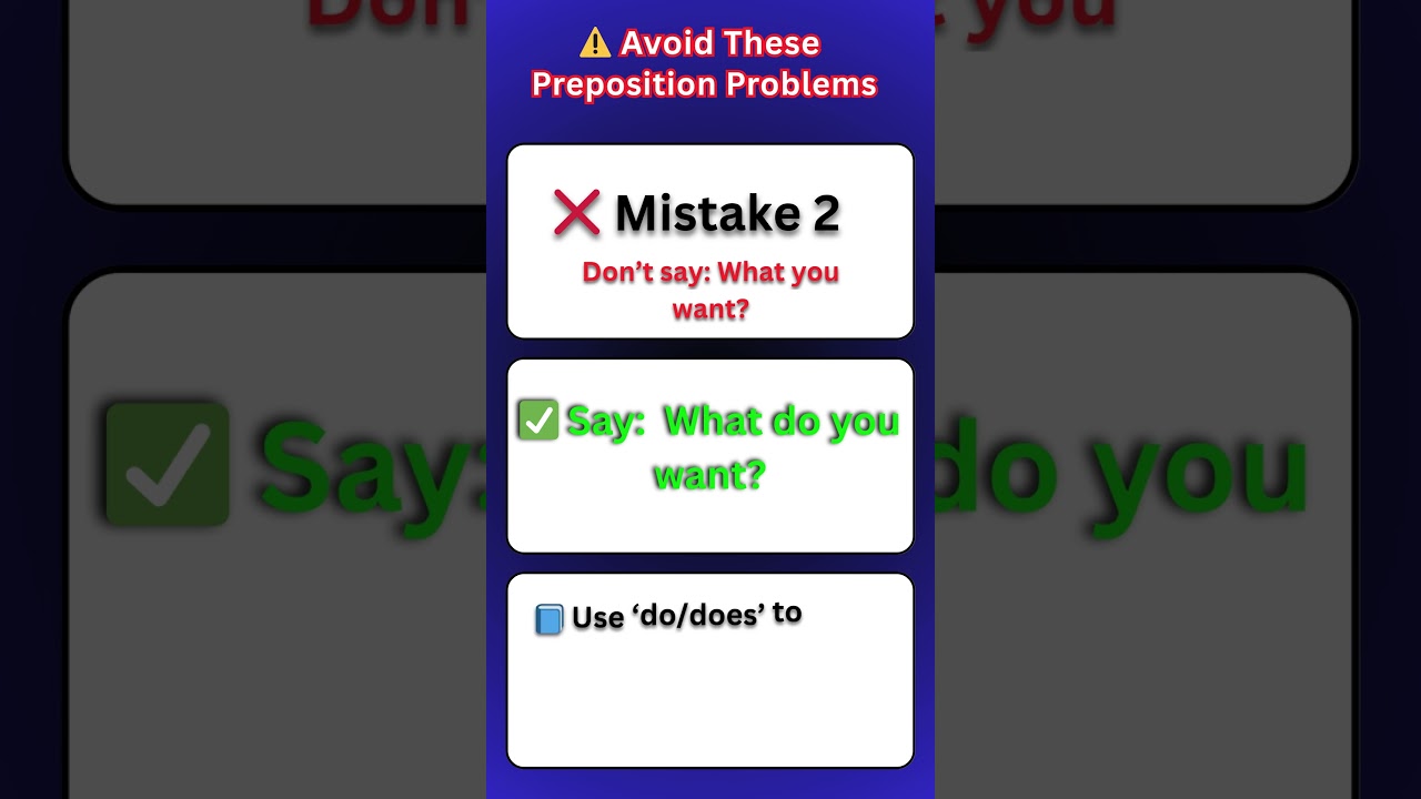STOP Making These English Questions Mistakes!