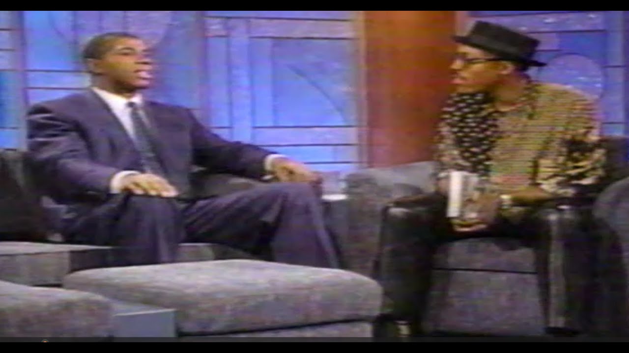 Magic Johnson & Arsenio Hall-1989