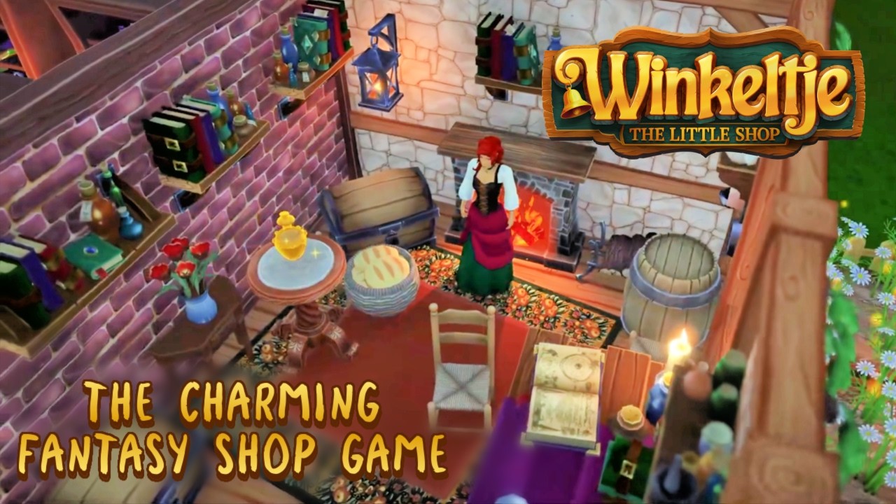 ASMR ✨ Starting My Fantasy Shop in Winkeltje 💰 Close Up Whispering