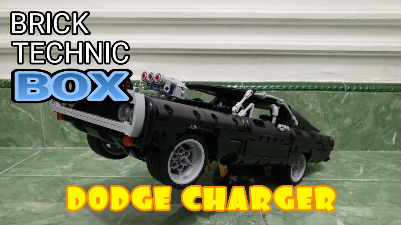 BRICK TECHNIC BOX - DODGE CHARGER