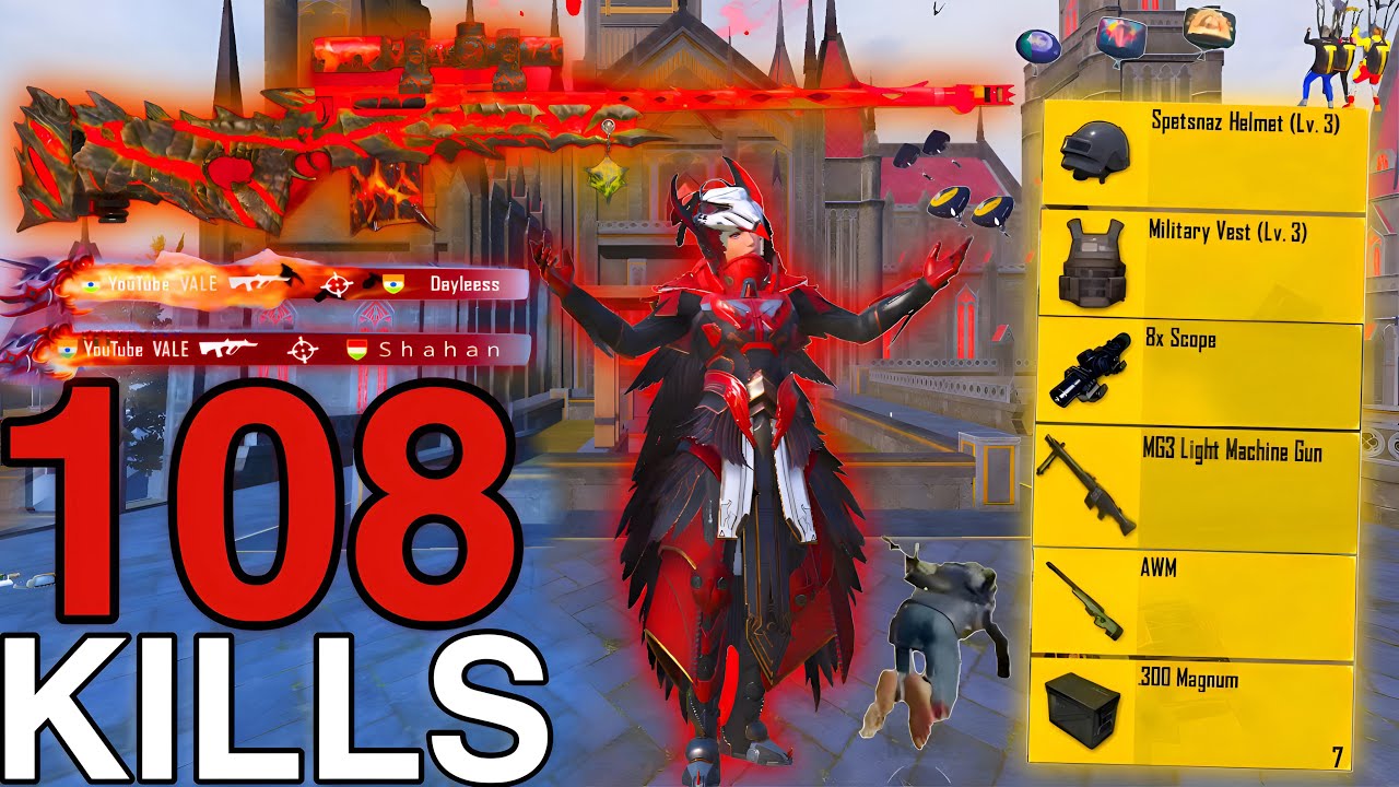 Wow!🥵 MY BEST SNIPER GAMEPLAY with BLOOD RAVEN X-SUIT🔥 Hardest Game 🥵 I PUBG Mobile Bgmi