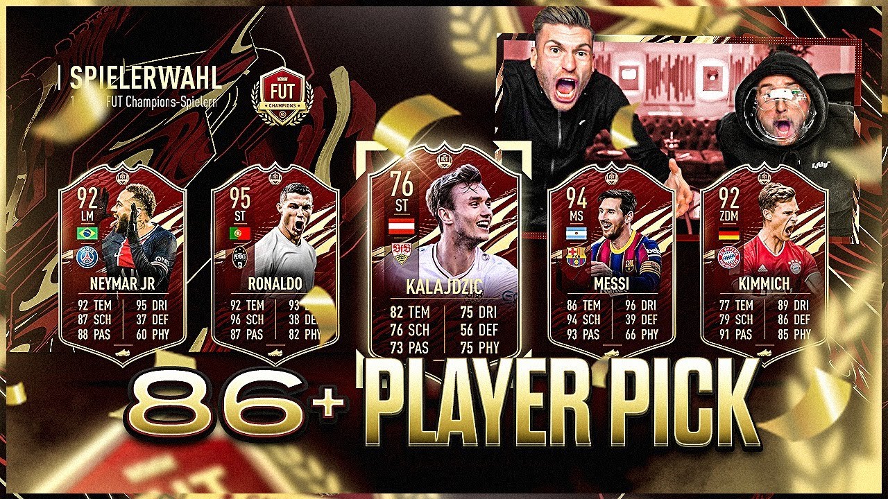 UFF!! Wir haben IHN GEZOGEN 😱😍86+ PLAYER PICK Upgrade + Fut Champion REWARDS PACK OPENING!! FIFA 21
