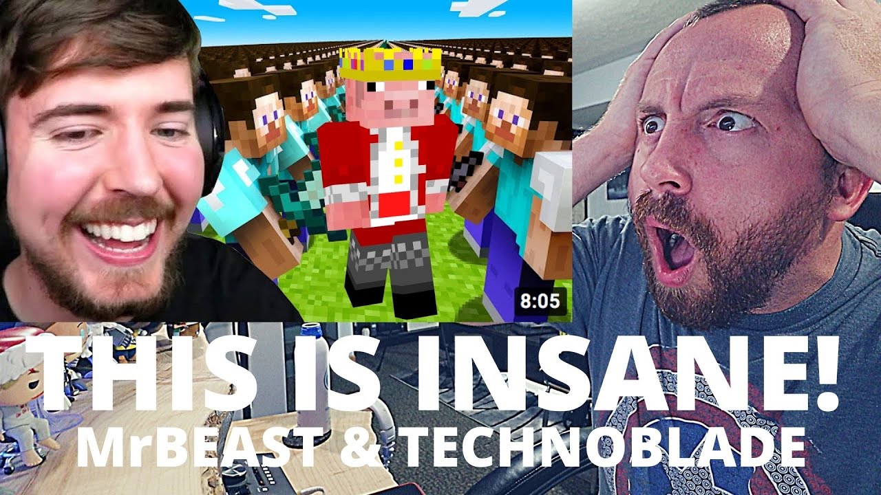 ВОЙНА ТЕХНОБЛЕЙДОВ! MrBeast Gaming: Война 1000 на 1000 игроков! (ПЕРВАЯ РЕАКЦИЯ!)
