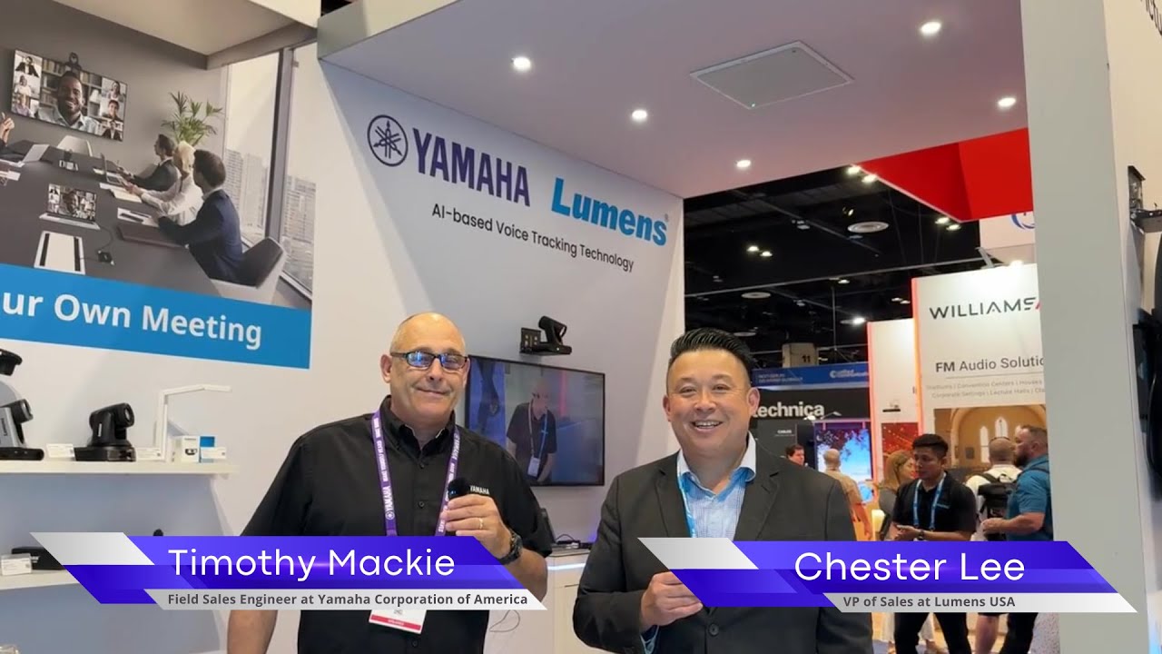 InfoComm 2025: Zone Mode Speaker Tracking Solution with Yamaha | Lumens ProAV