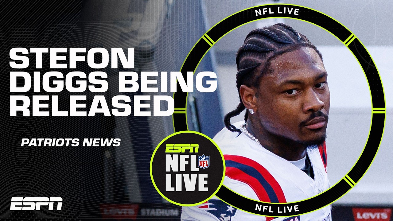 Stefon Diggs to be RELEASED by the Patriots 🚨 Alec Pierce or A.J. Brown incoming? 👀 | NFL Live