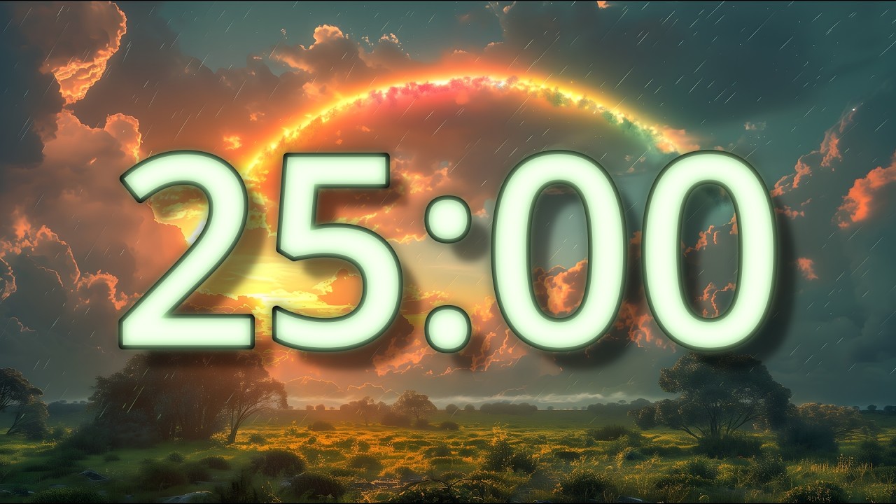 25 Minute Timer | Rainbow Colors