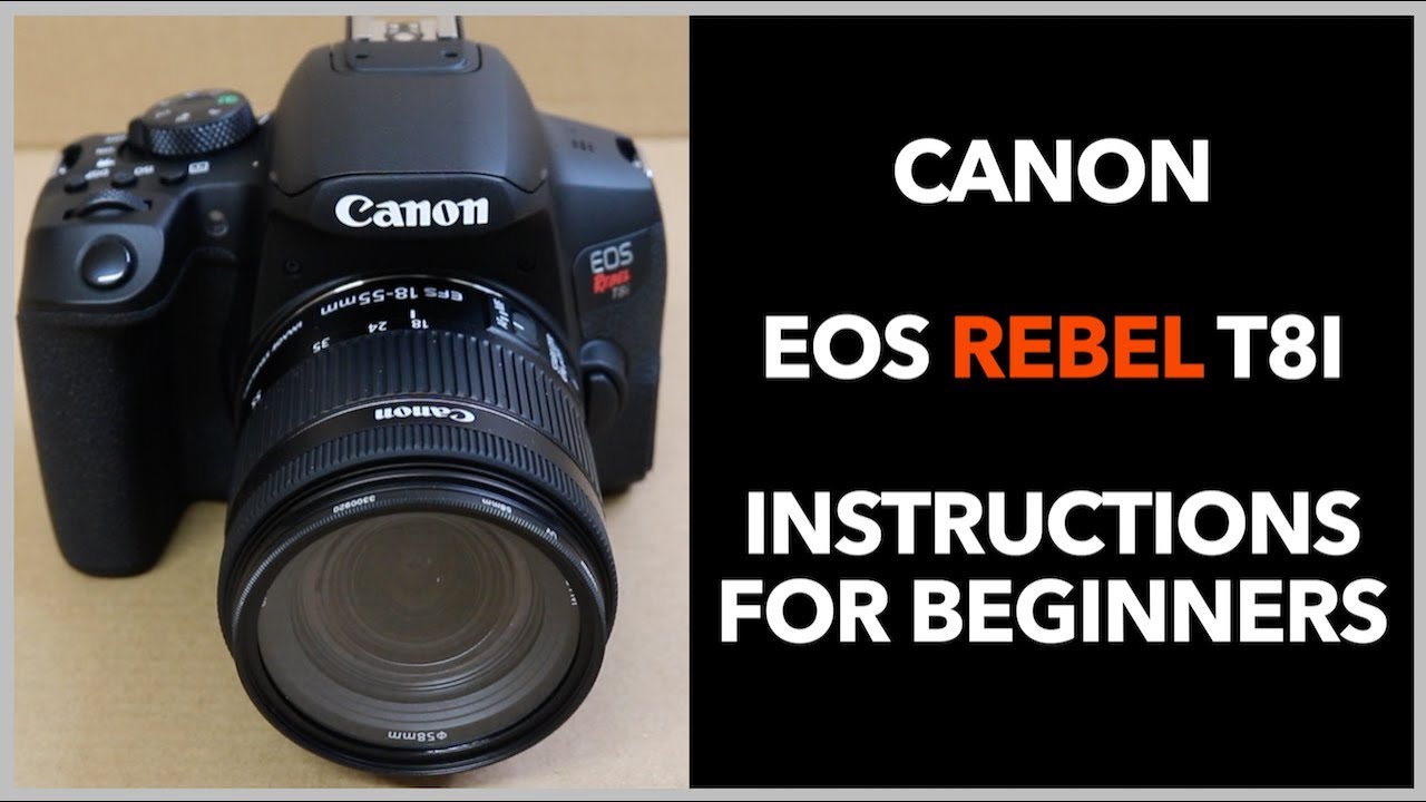 Canon EOS Rebel T8i Instructions & Review (Quick Start Guide) Tutorial for Beginners (Part 1)