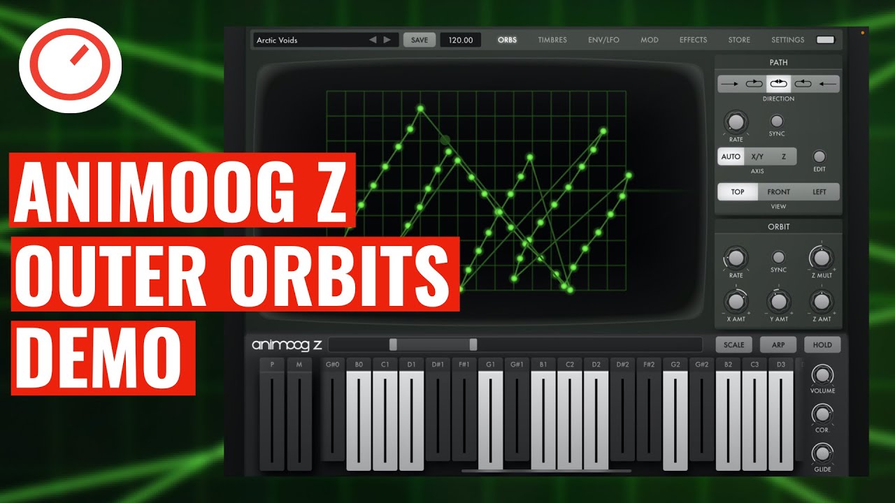Moog Animoog Z Synthesizer Outer Orbits Expansion Pack Sound Demo (iOS/macOS VST3/AUv3)