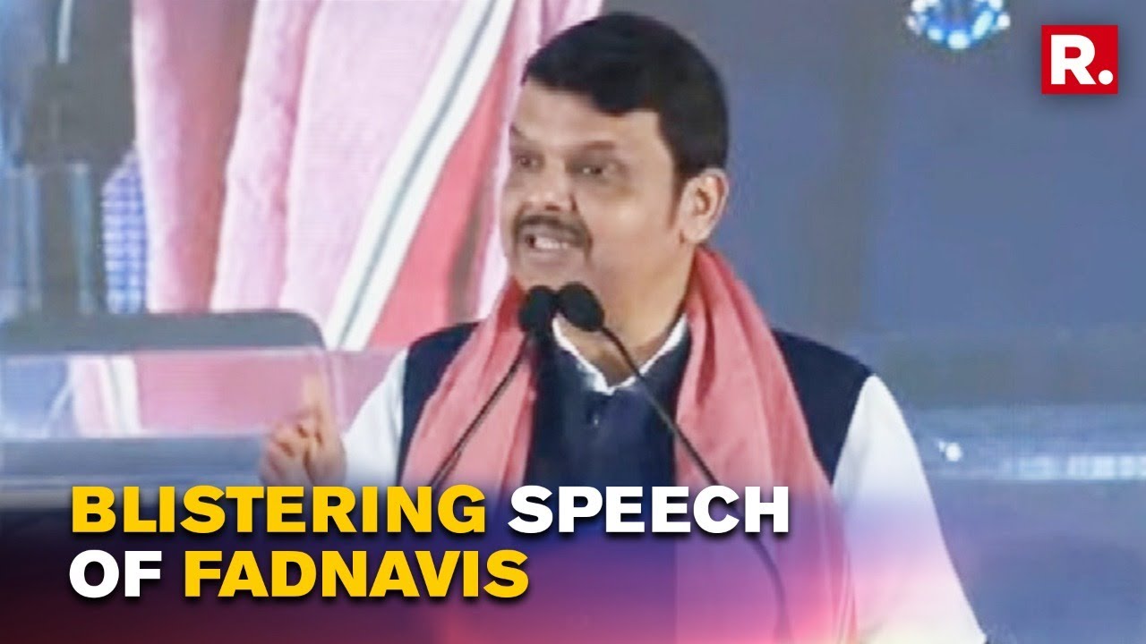 Devendra Fadnavis Attacks Maharashtra CM During Mahasankalp Sabha, Rakes Up Hanuman ChaIisa Row