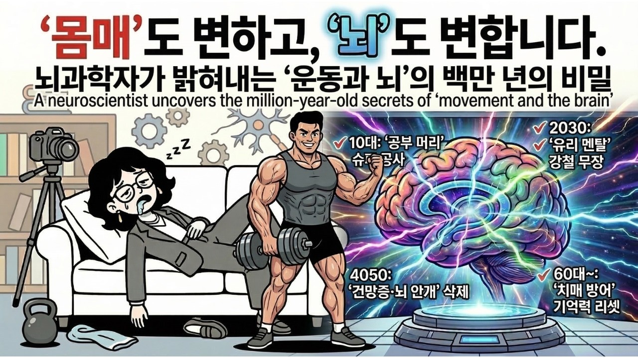 몸매와 '뇌'를 바꾼다. 인생을 구원할 20분의 마법! #뇌과학 #러너스하이 #도파민 #운동자극 #BDNF #우울증극복 #브레인포그 #치매예방 #건강정보