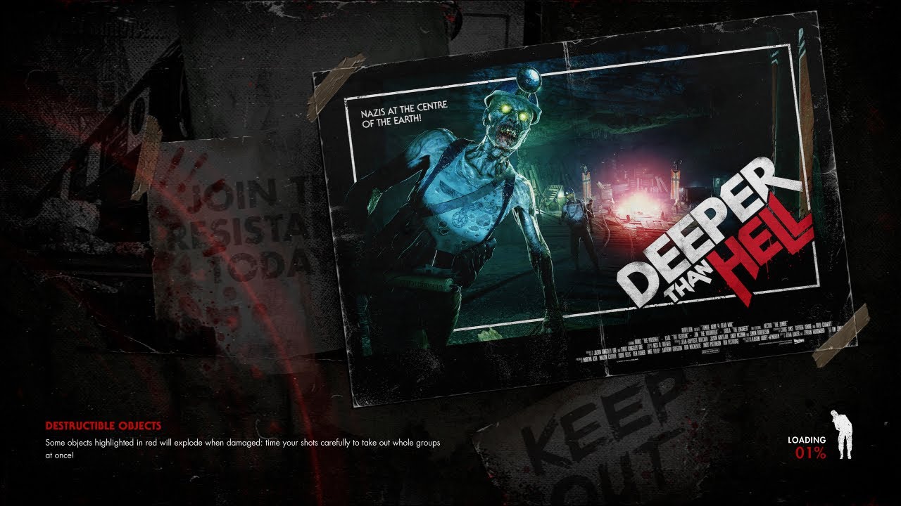 Zombie Army 4 Dead War DLC Mission 3: Deeper Than Hell Gameplay HD 1080p 60fps