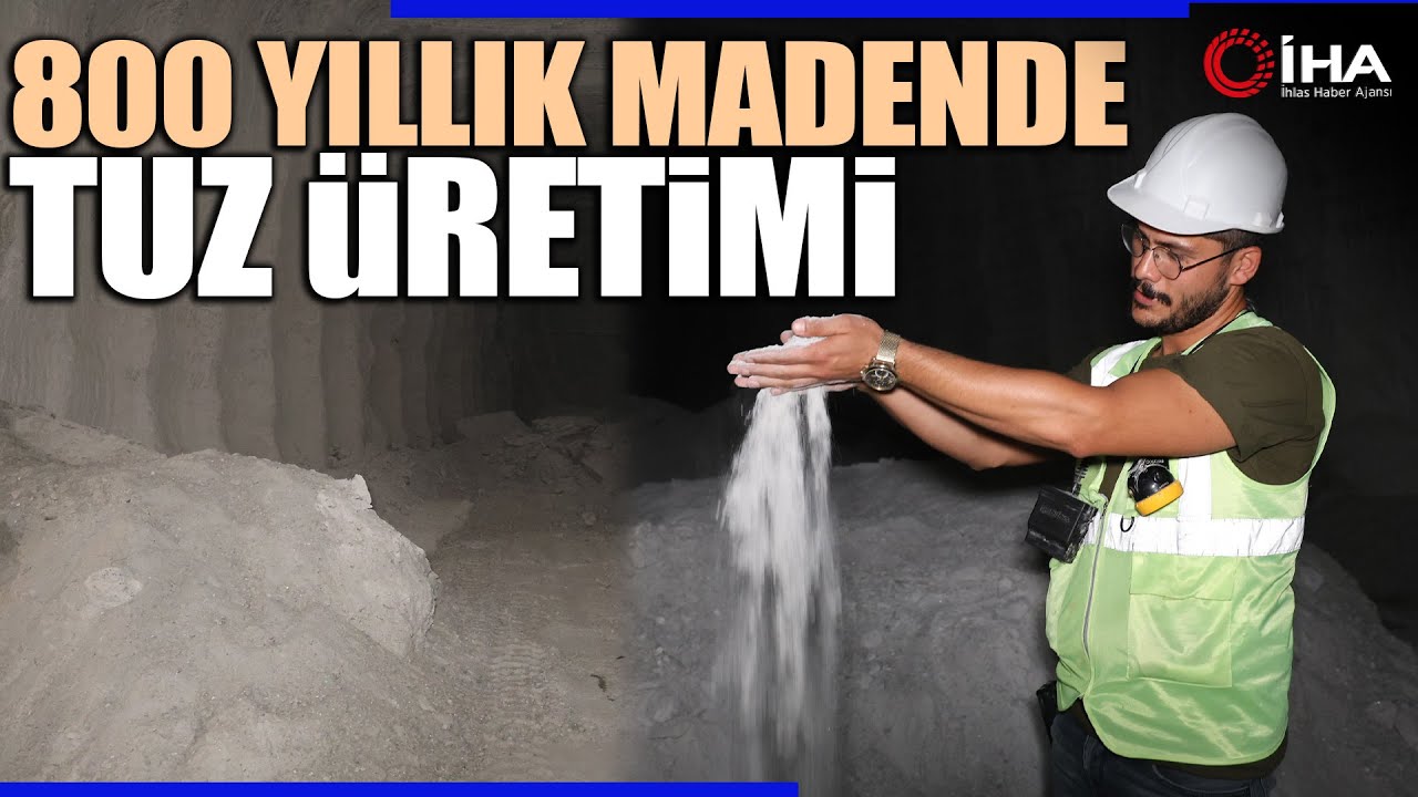 Nevşehir'de 800 Yıllık Tuz Madeni Yurt Dışına İhraç Ediliyor