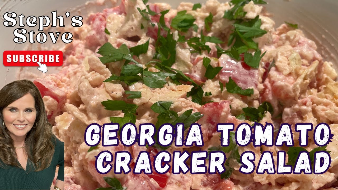 Georgia Tomato Cracker Salad - A Classic Old  Southern Recipe - Steph’s Stove