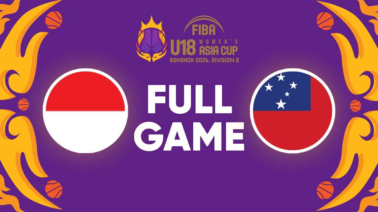 Quarter-Finals | Indonesia v Samoa | Full Basketball Game&nbsp;|FIBA U18 Women's Asia Cup 2026 Division B