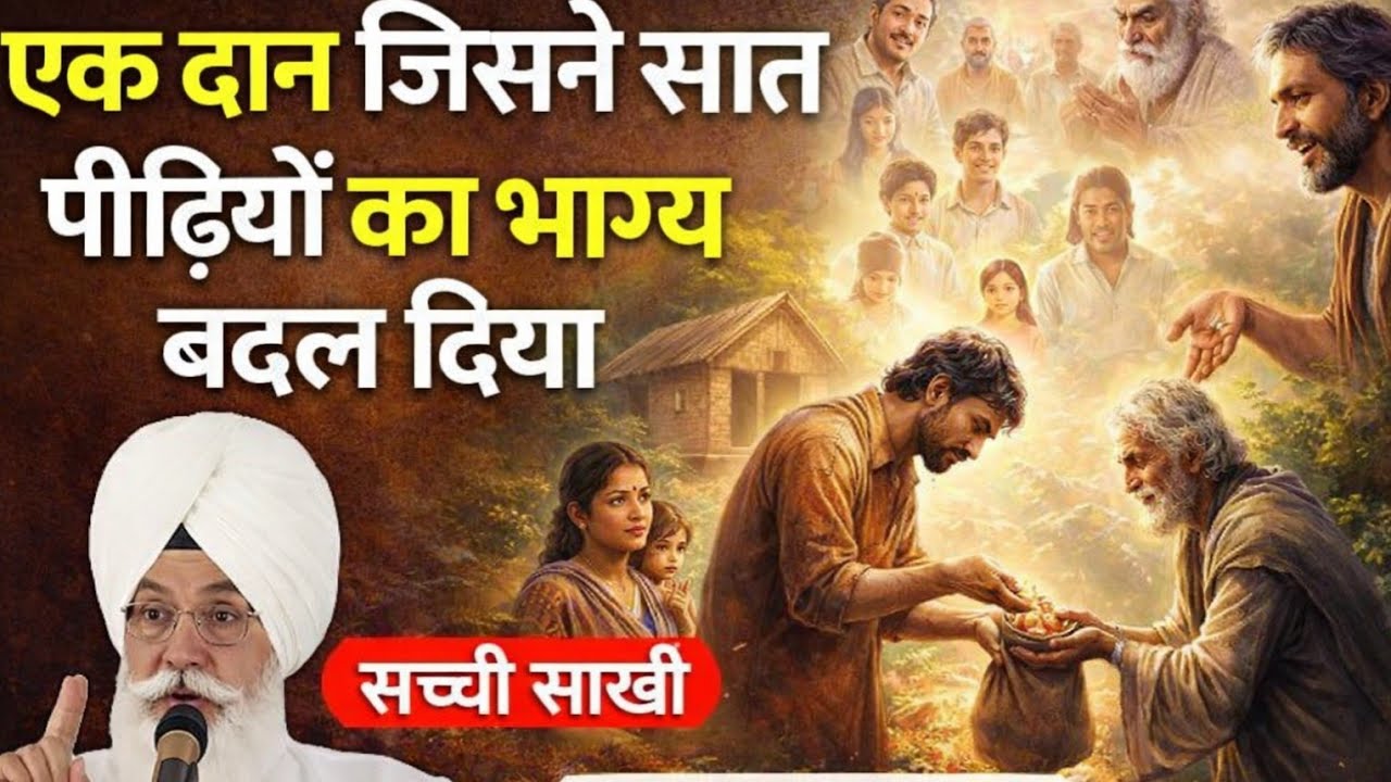 आख़िरी रोटी का दान | एक ऐसा दान जिसने 7 पीढ़ियों का भाग्य बदल दिया | सच्ची साखी