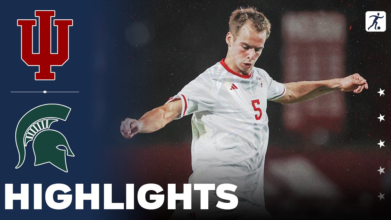 Indiana vs Michigan State | NCAA College Soccer | Highlights - October 18, 2024
