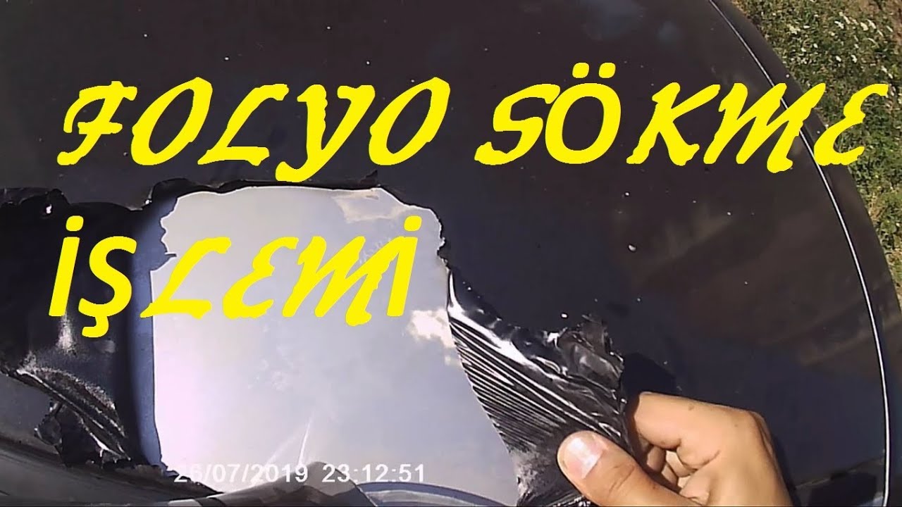 Arabanın Tavan Folyo Kaplama Nasıl Sökülür?