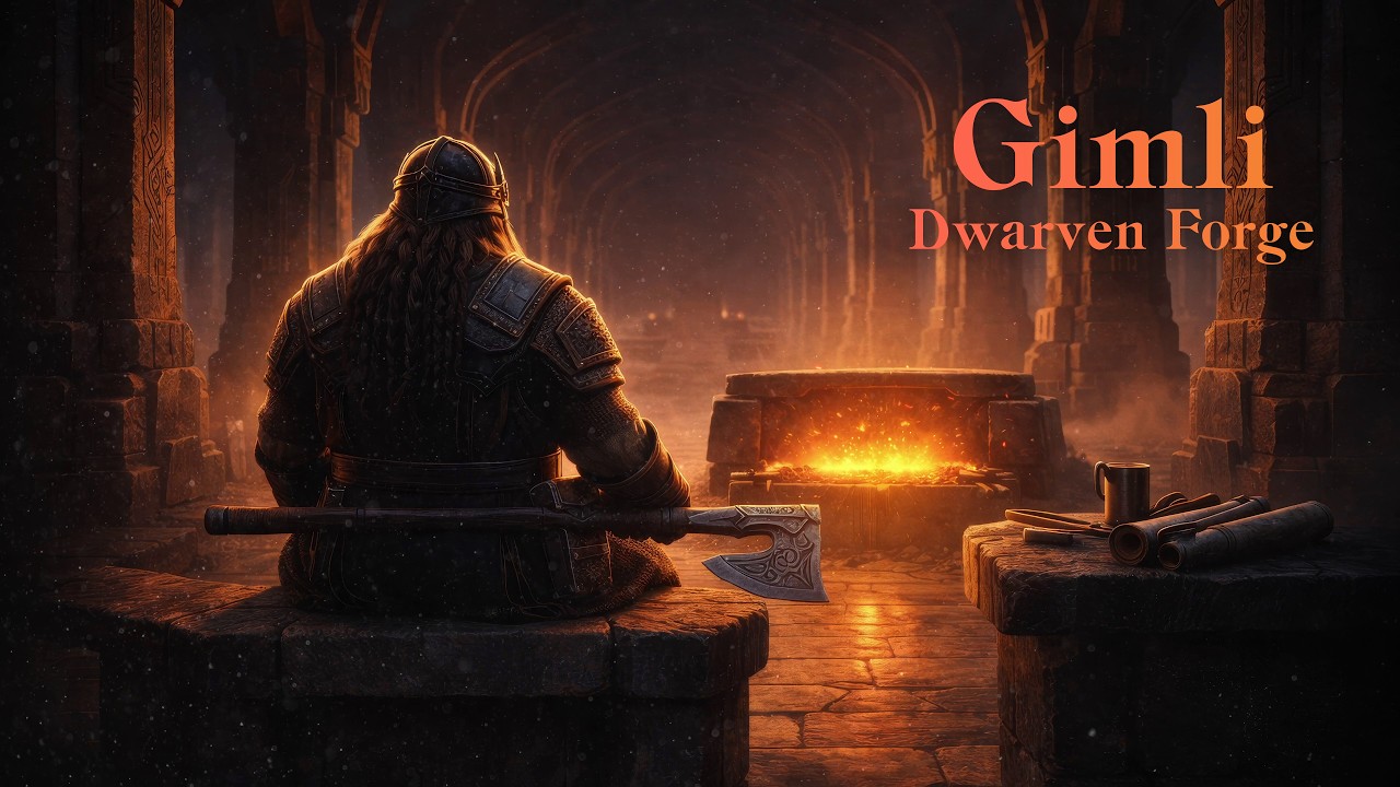 Medieval Music for Focus & Study (Lute, Harp, Flutes) | Gimli at the Dwarven Forge