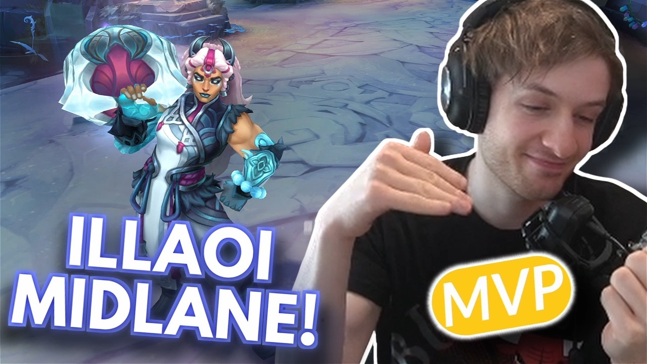 THIS IS WHY I PICK ILLAOI MID! IMPRESSIVE DAMAGE 😈