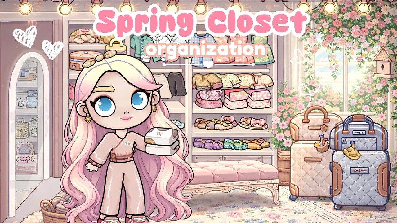 Spring Closet Organizing 👗👡✨ | Avatar World | Asmr