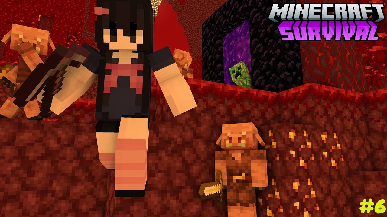 NETHER TRIP WENT WRONG | MINECRAFT EPIODE #6