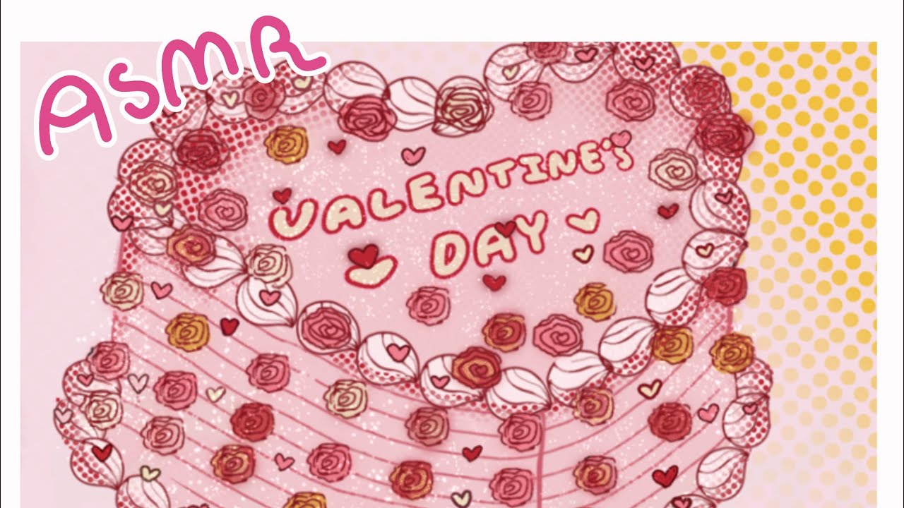 Valentine day Cake Asmr 
