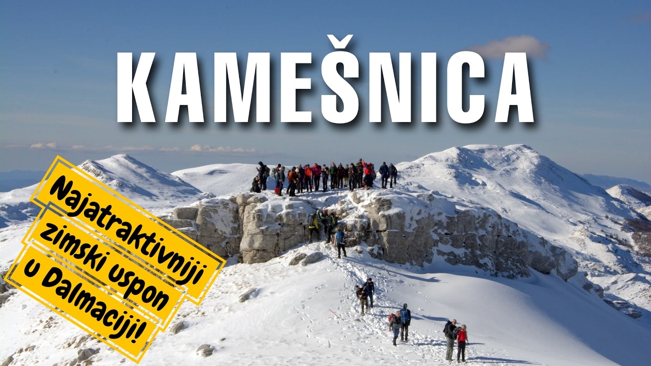 Najatraktivniji ZIMSKI USPON u Dalmaciji | Kamešnica
