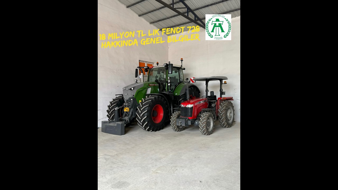 (18.000.000TL)TÜRKİYE' DE 4 ADET OLAN FENDT 728 VARİO GEN7 GENEL BİLGİLER