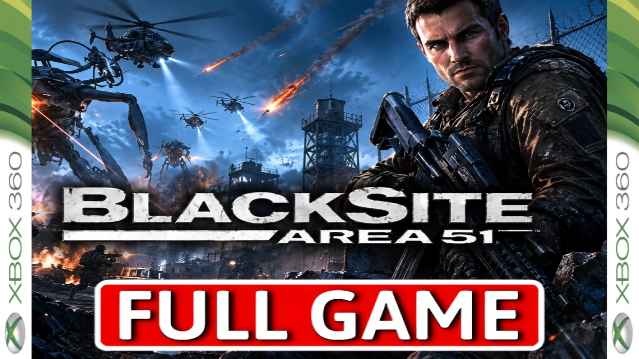 BlackSite AREA 51 - FULL GAME Walkthrough Longplay
