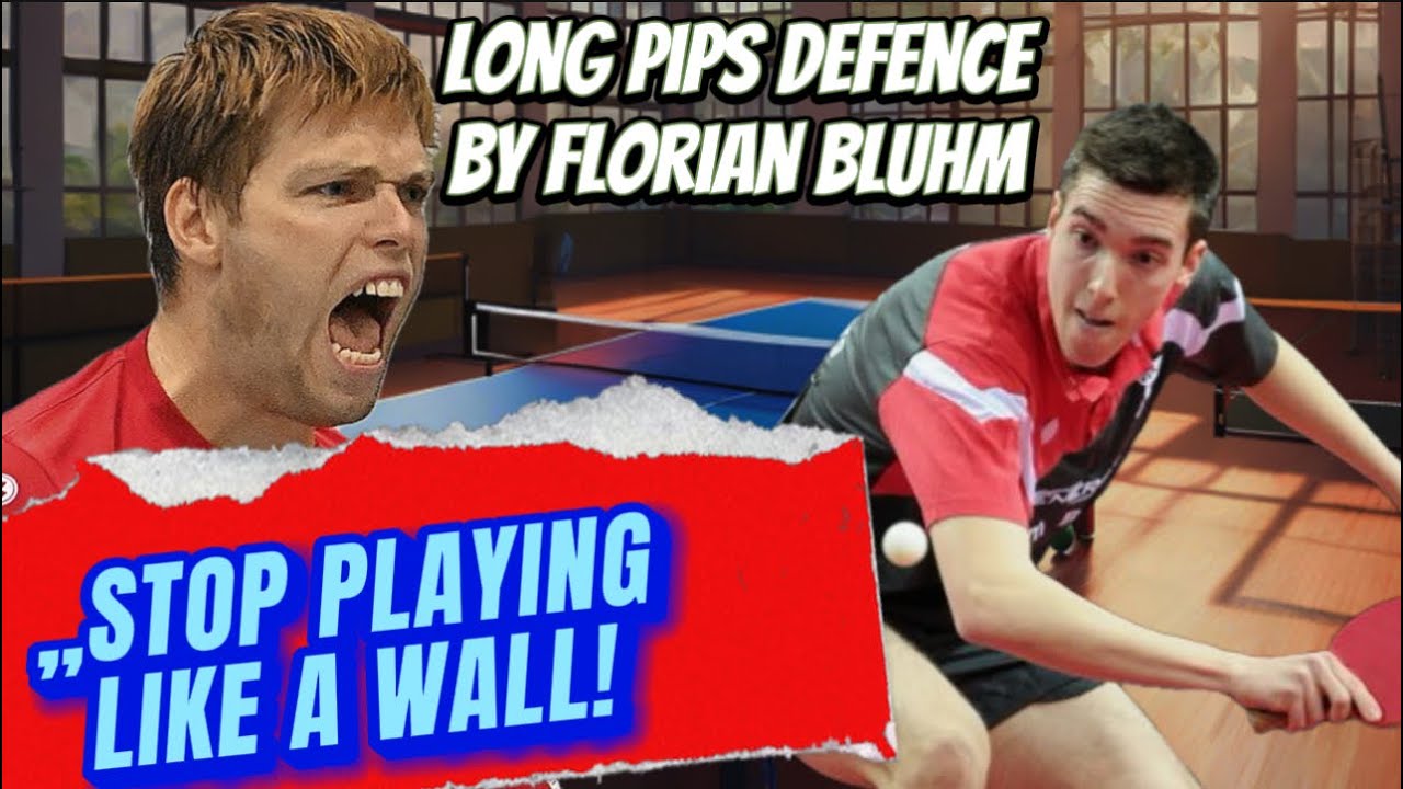 😎YOU SHALL NOT PASS‼️ LONG PIPS DEFENDER Florian Bluhm Vs Sven Happek