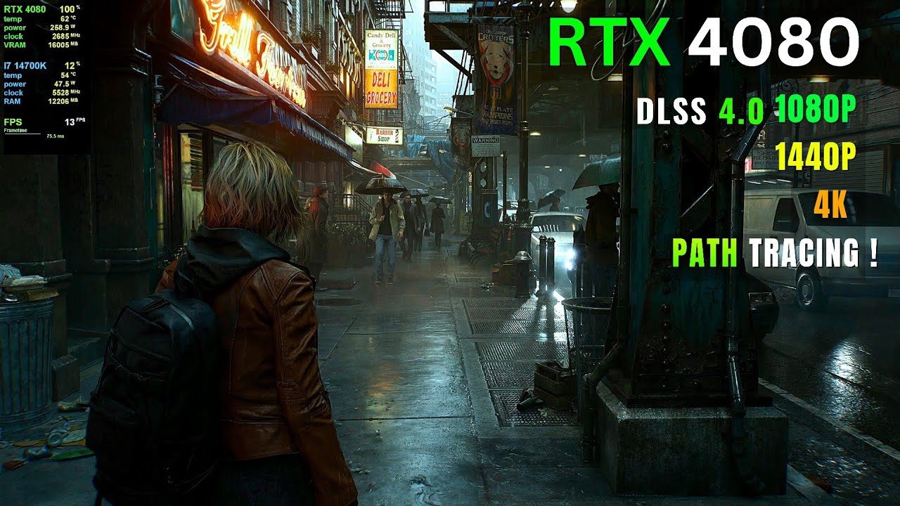 Resident Evil Requiem: RTX 4080 16GB 4K, 1440P, 1080P with Path Tracing and Ray Tracing as well !!!
