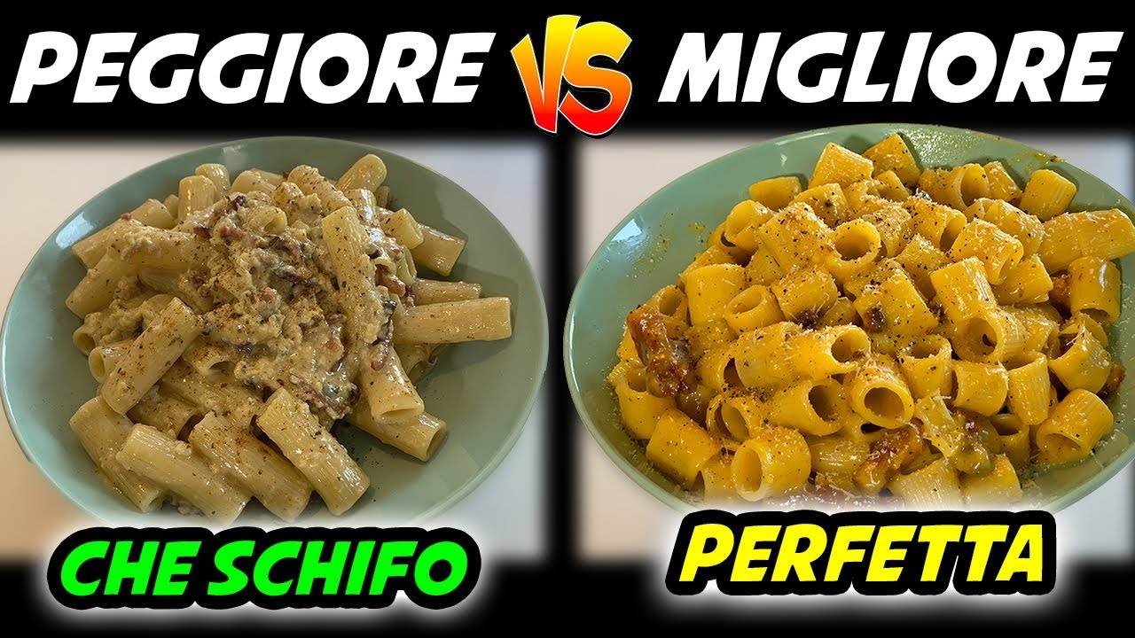 PEGGIOR CARBONARA VS MIGLIOR CARBONARA