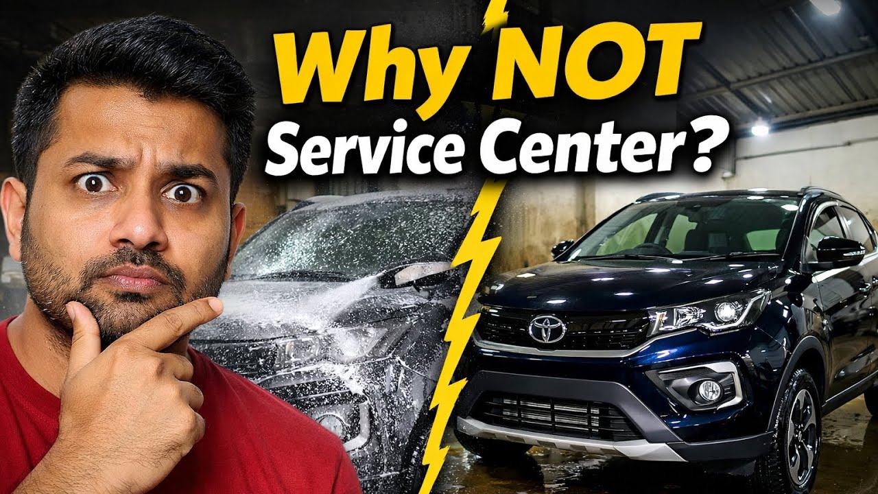  सर्विस सेंटर सोडून आम्ही का निवडलं हर्ष वॉशिंग सेंटर? | Tata Nexon Car Wash Honest Vlog