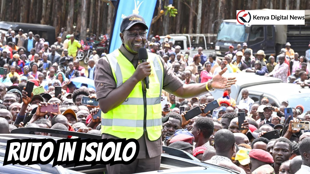 LIVE! Commotion, Drama as President Ruto holds a charged Rally in Isiolo!