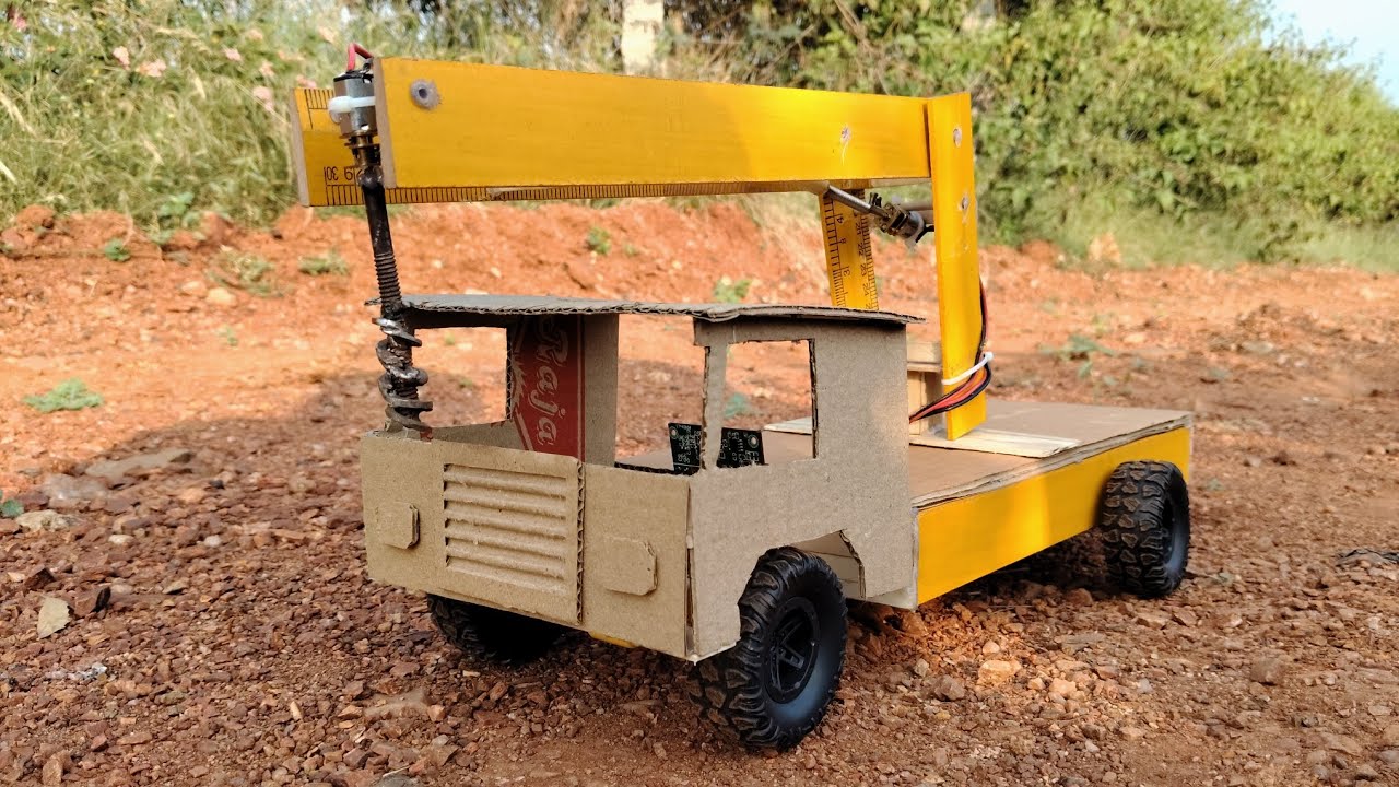 HOW  TO  MaKe Truck  Boring  Machine