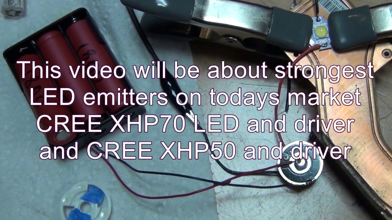 CREE XHP70 LED driver CREE XHP50