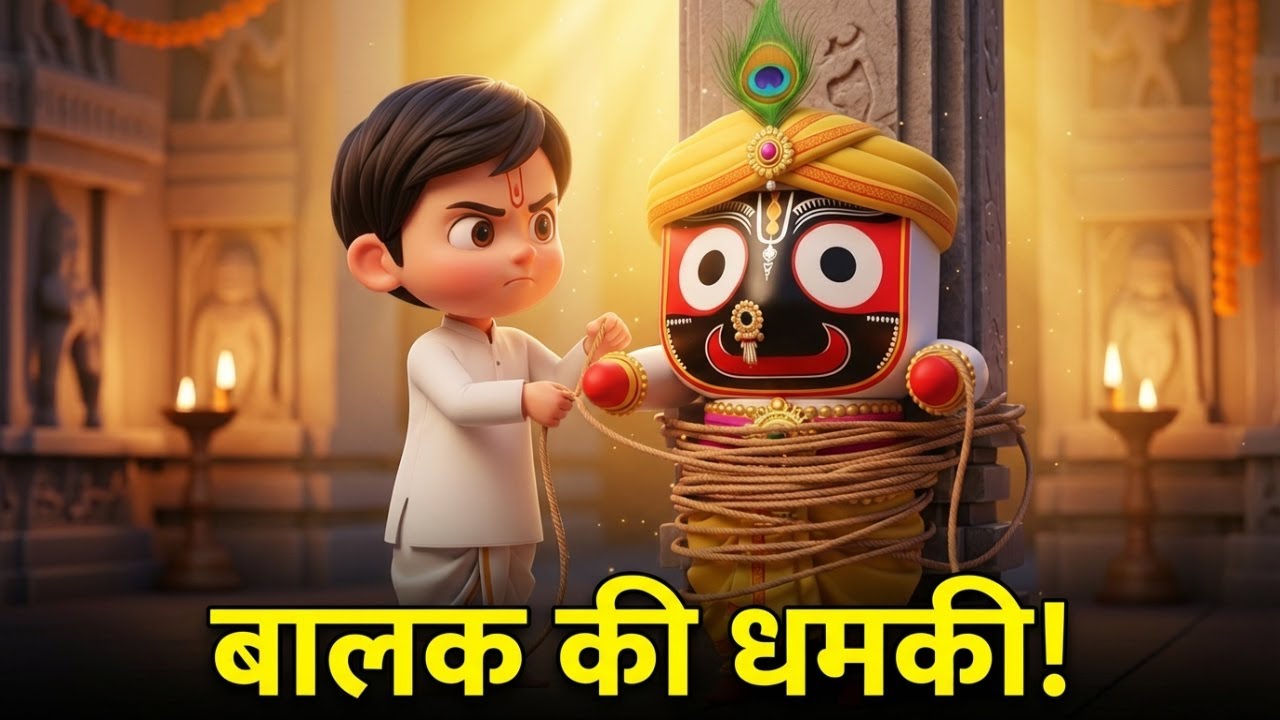 जगन्नाथ जी को दी बालक भक्त ने धमकी! 😱 - True Story #jaijagannath #puritemple