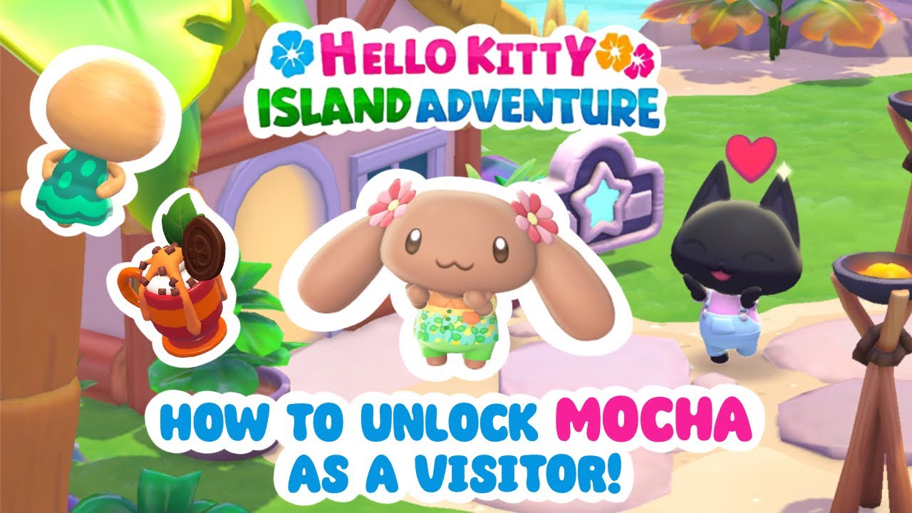 Как открыть MOCHA в качестве гостя! ☕️🌸💕 Приключения Hello Kitty на острове