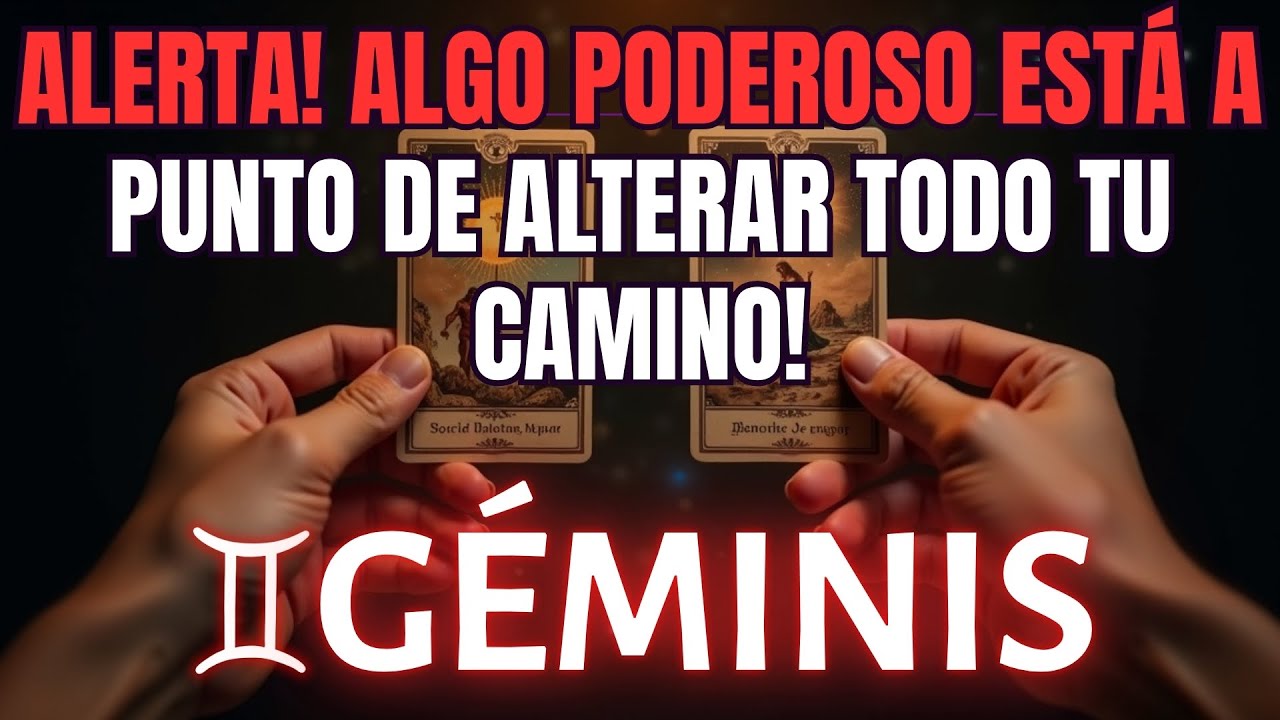 GÉMINIS ♊ 🌠 UNA FUERZA INVISIBLE MUEVE TU DESTINO Y NADIE ESTÁ PREPARADO PARA LO QUE VIENE 😱✨