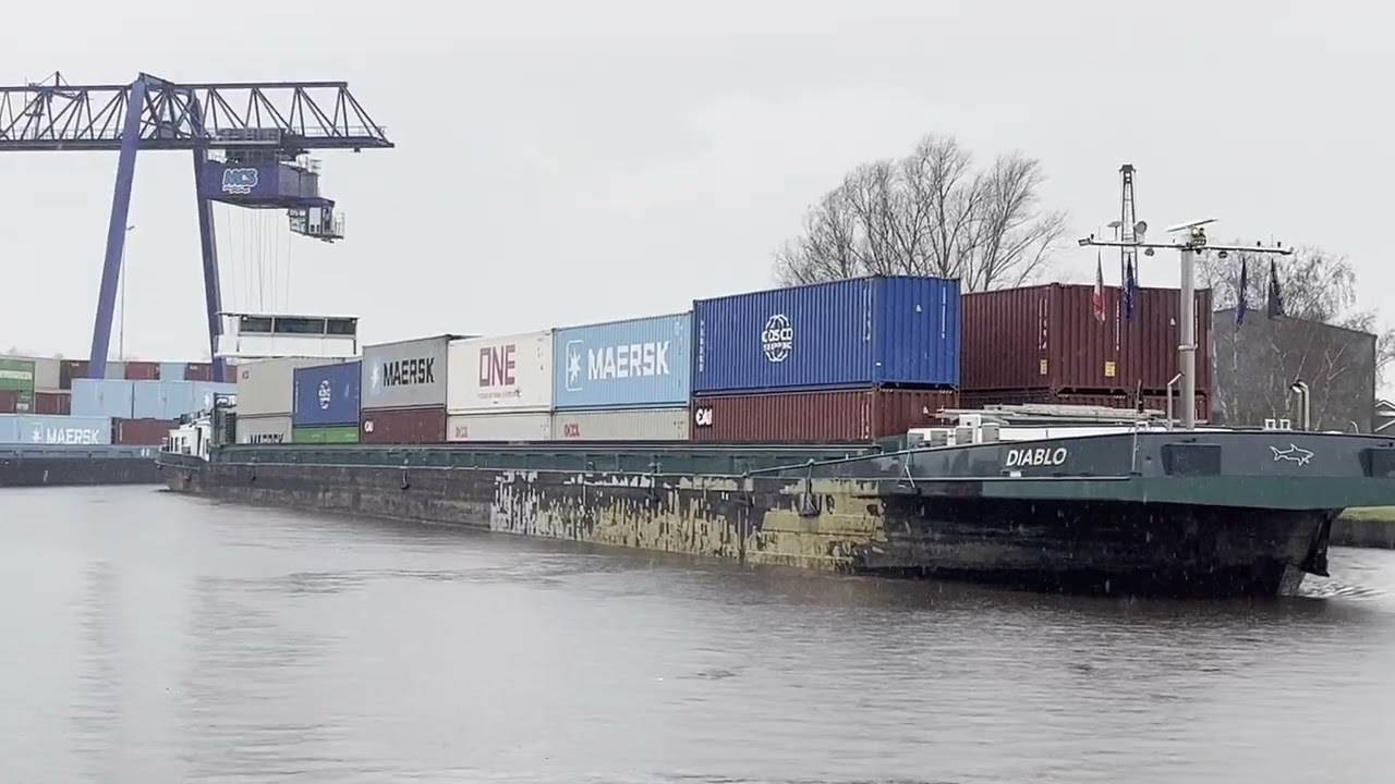 Diablo (02323362) onderweg naar de haven van Meppel