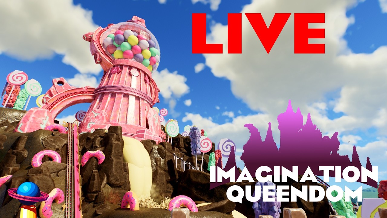 Let's start the Candy Area in our Queendom !- Planet Coaster 2