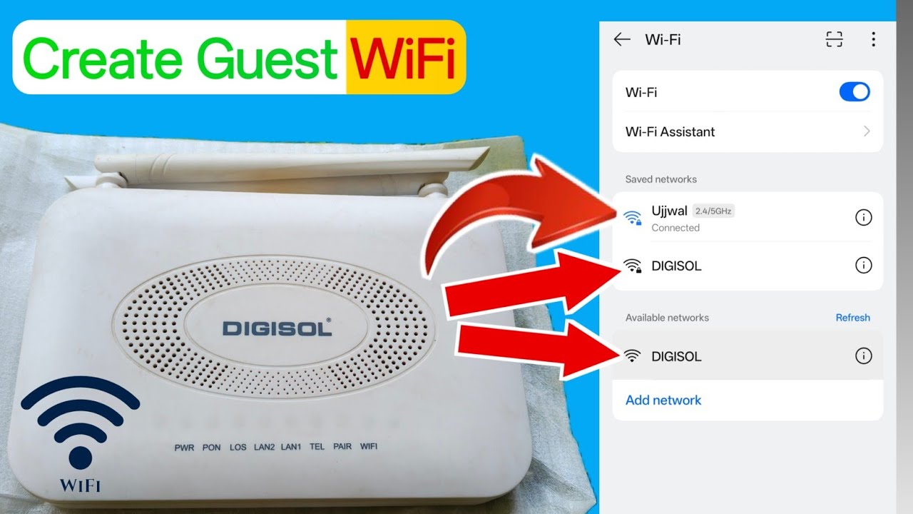 How to Create Guest WiFi in Digisol Router | Digisol Router में Guest ID कैसे बनाएं?