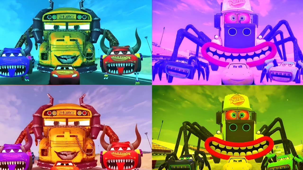 SPIDER-MAN vs MONSTER CARS in TILES HOP1