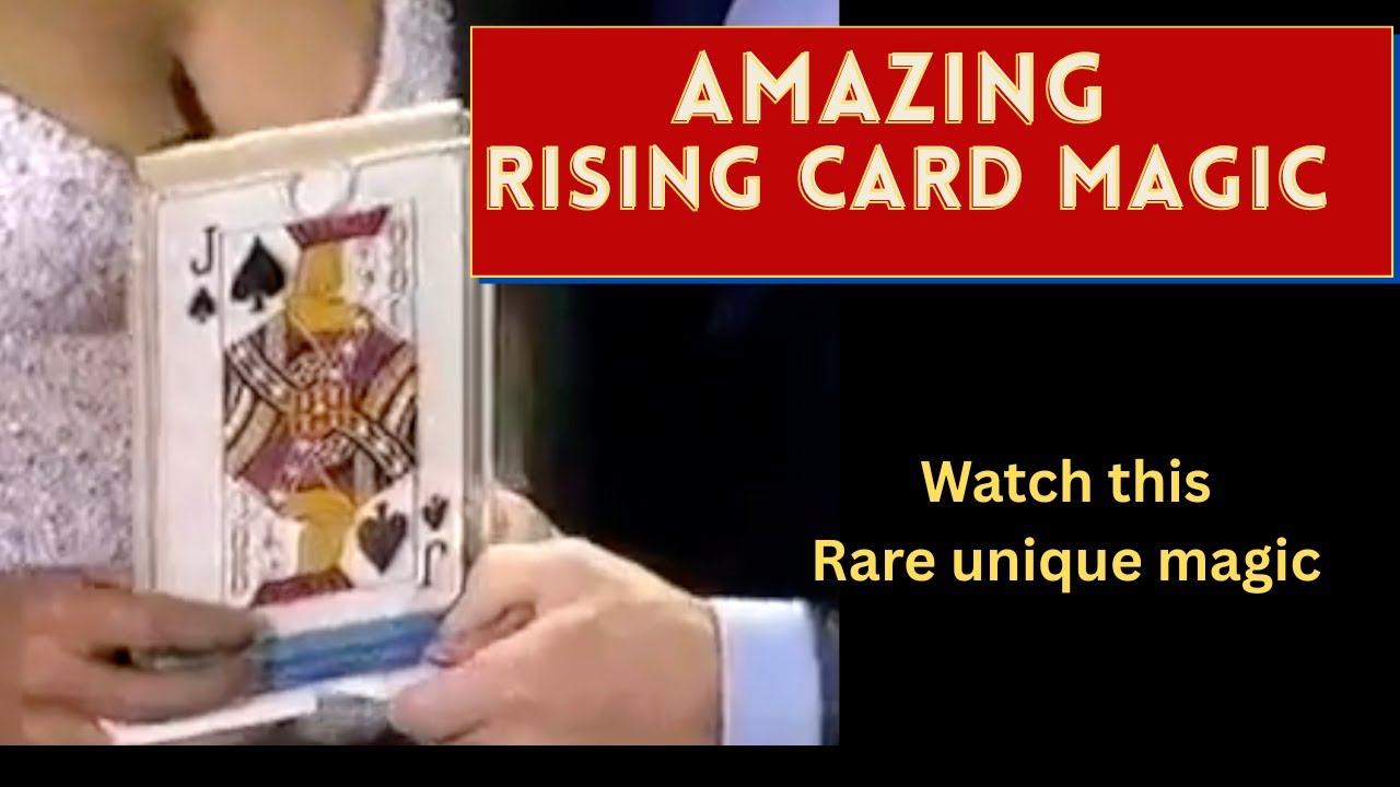 Rising card magic, best rising card magic illuison